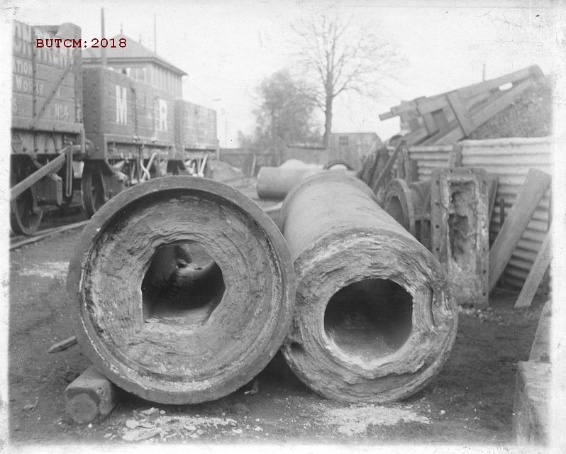 Picture of pipes showing significant limescale