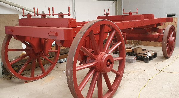 Picture of pipe drug inside the new display building
