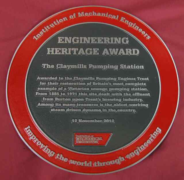 [ Engineering Heritage Award Plaque ]