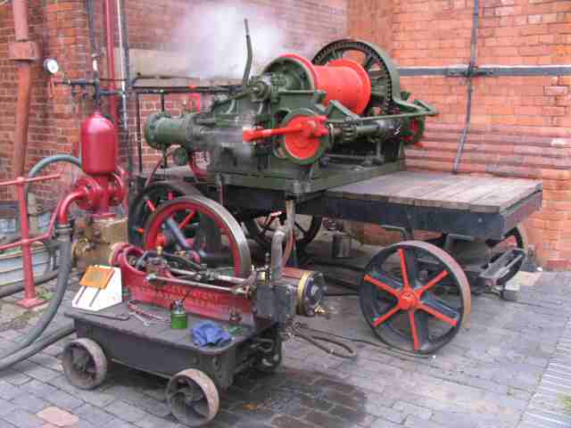 Winch and portable pump